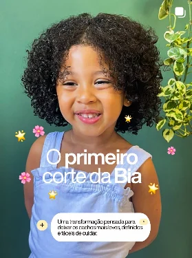 Post: O primeiro corte da Bia